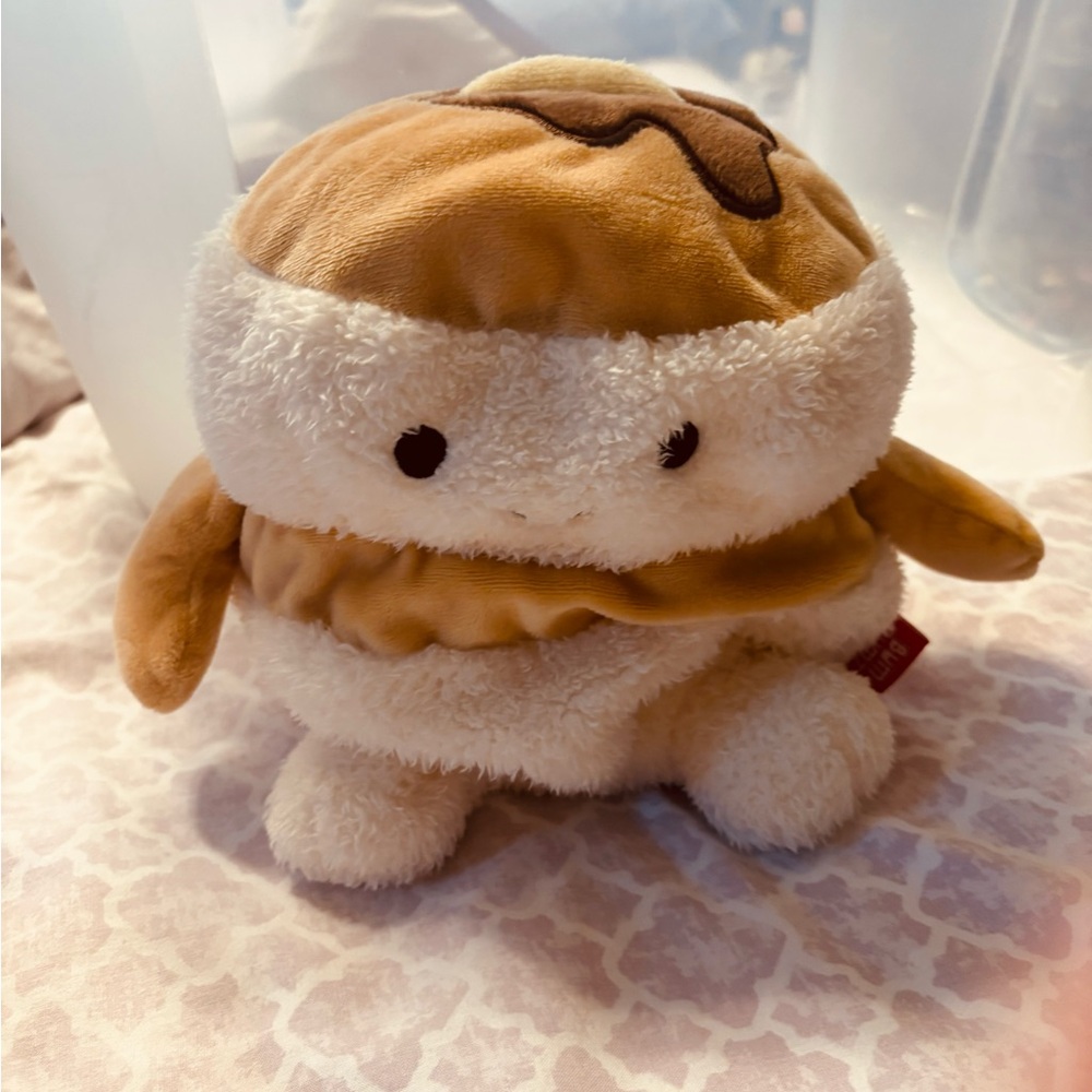 Tan and Cream Stuffed Animal Plush Toy